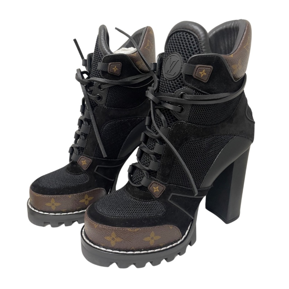 New Louis Vuitton Monogram High Heel Star Trail Boots - Picture 8 of 8